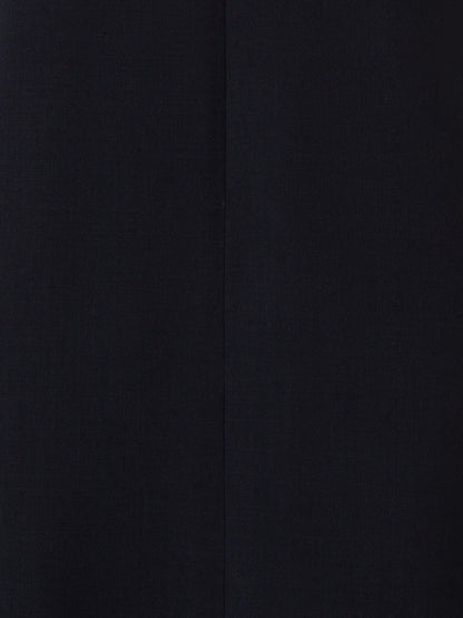 Short Tuxedo Dress in Wool Double-Face
