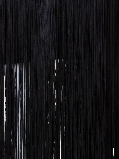 Long Silk Evening Dress with Fringes