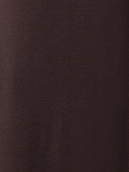 Tube Midi Dress with Turtle Neck in Wool Jersey