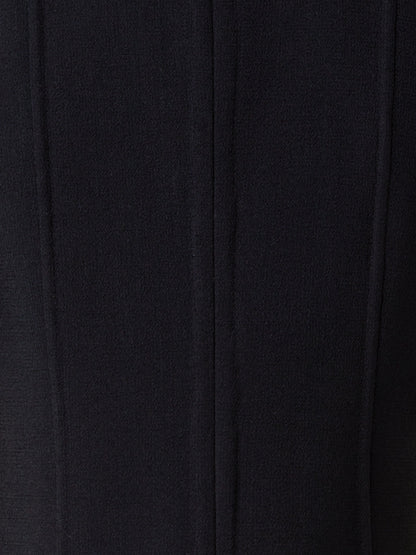 Short Sheath Dress in Wool Cr¨ºpe Double-Face