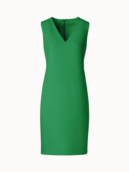 Sheath Dress in Wool Cr¨ºpe Double-Face
