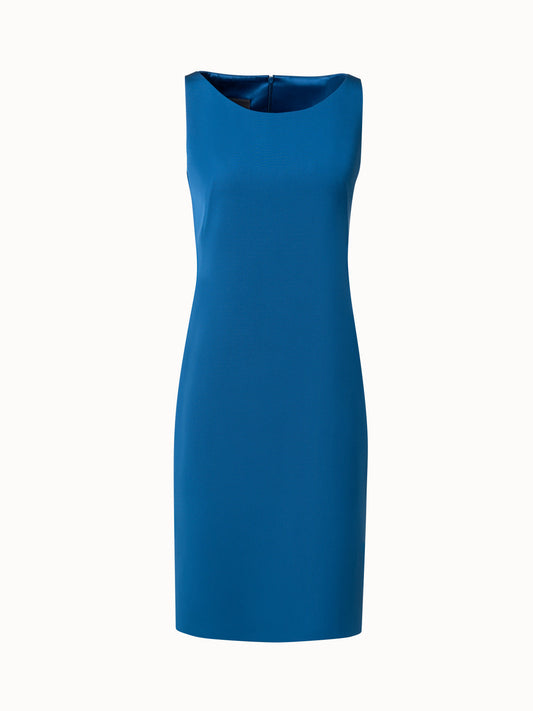 Sheath Dress in Silk Cr¨ºpe Stretch