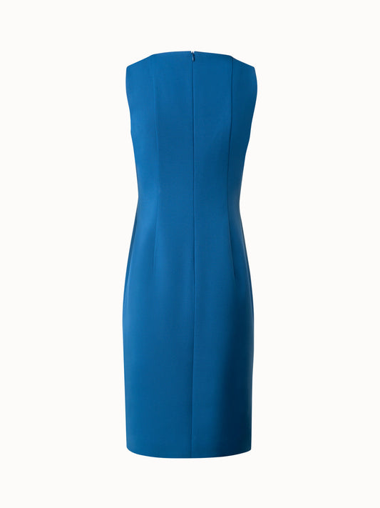 Sheath Dress in Silk Cr¨ºpe Stretch