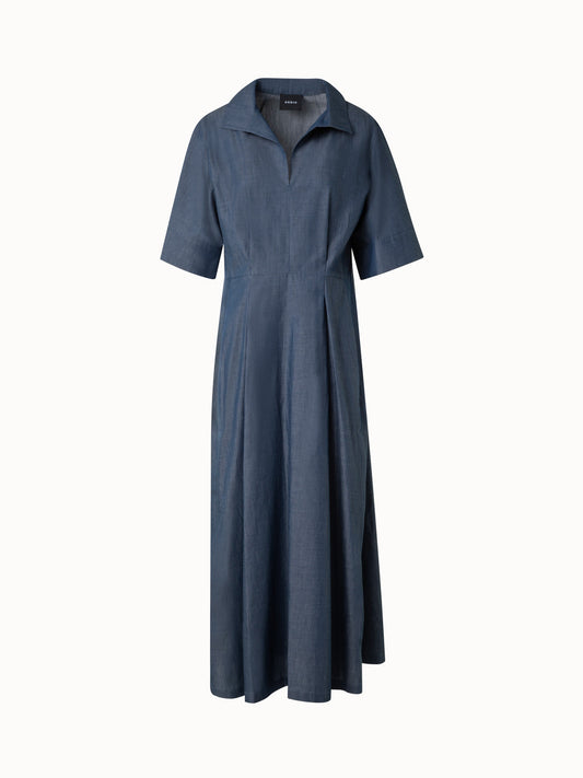 Long Shirt Dress in Sea Island Cotton