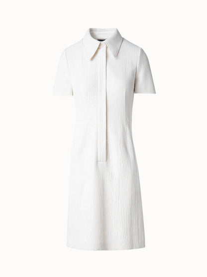 Sequin Silk Dress in Polo Style