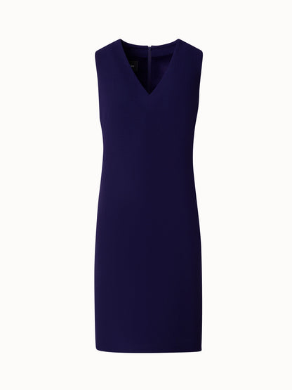 Sheath Dress in Wool Cr¨ºpe Double-Face