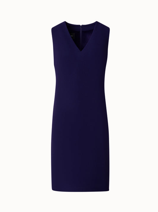 Sheath Dress in Wool Cr¨ºpe Double-Face