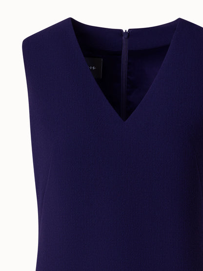 Sheath Dress in Wool Cr¨ºpe Double-Face