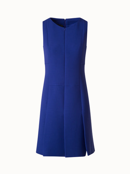 A-Line Wool Double-Face Sheath Dress