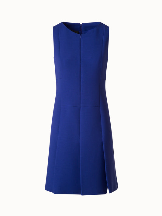 A-Line Wool Double-Face Sheath Dress