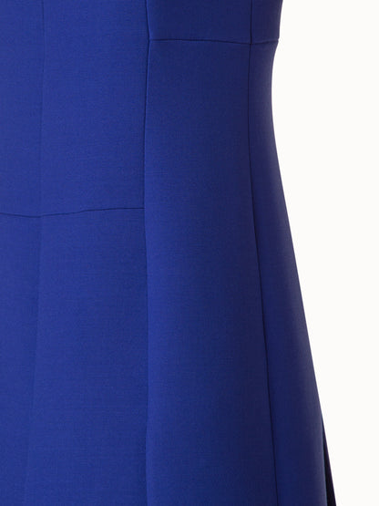 A-Line Wool Double-Face Sheath Dress