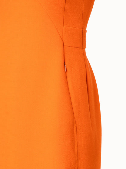 Sheath Dress Wool Cr¨ºpe Double-Face
