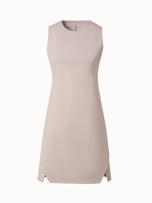 A-Line Cotton Double-Face Sheath Dress