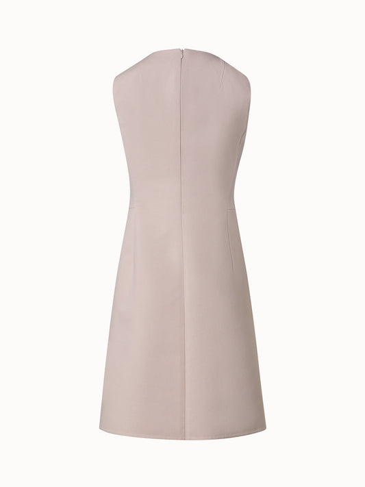 A-Line Cotton Double-Face Sheath Dress